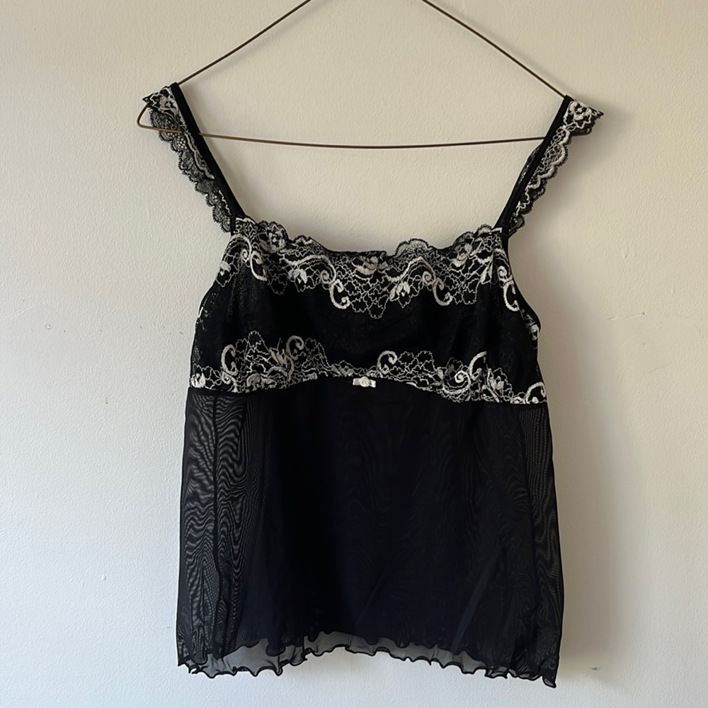 Gilligan & O’Malley Sexy Mesh Top